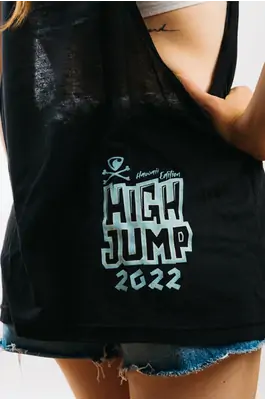 Oficiální kolekce HIGH JUMP trika - Dámske tielko REPRESENT High Jump HAWAII - R2W-TOP-0701S - S