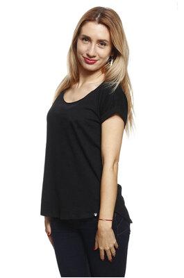 dámske tričká - Dámske tričko s krátkym rukávom RPSNT SOLID BLACK - R8W-TSS-2701S - S