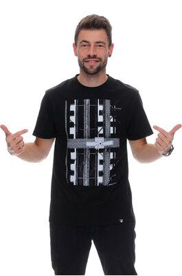 Pánska trička - Pánske tričko s krátkym rukávom REPRESENT CITY EYES - R0M-TSS-2201M - M
