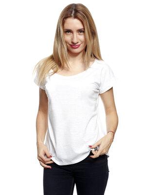 dámske tričká - Dámske tričko s krátkym rukávom RPSNT SOLID WHITE - R8W-TSS-2702S - S